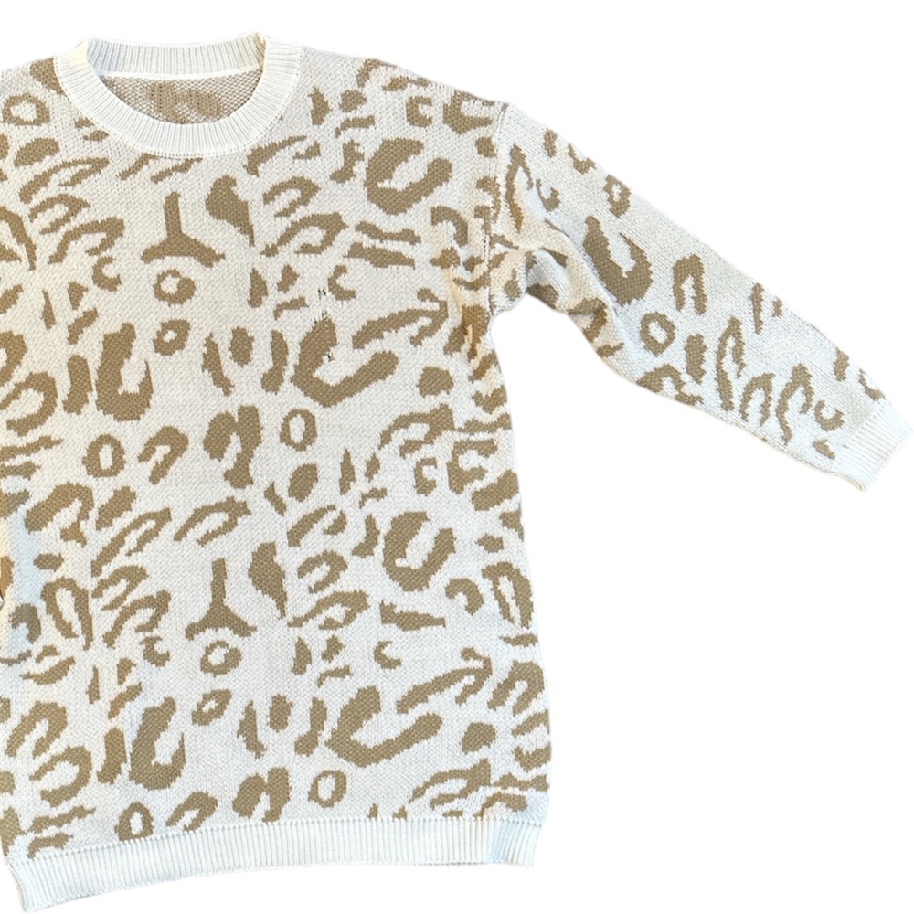 Vestidos Leopard Sweater